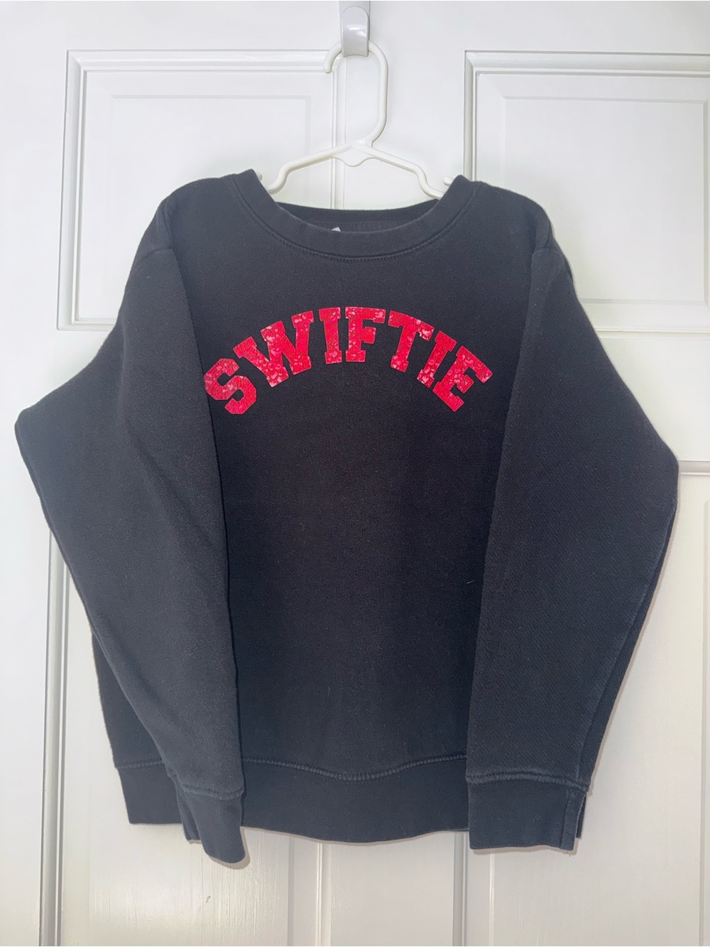 Black "Swiftie" Crewneck Sweatshirt